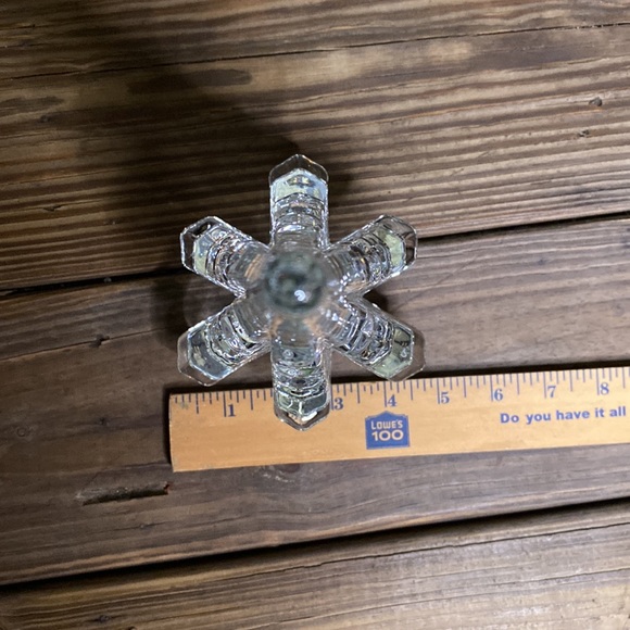 Pottery Barn Solid Thick Glass Tiered Sparkling Crystal Christmas Tree - Picture 14 of 16